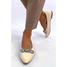 Ballerinas mit Zirkonen Duvall Beige - Inello 2