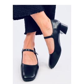 Mary Jane Kelsey Schwarze Pumps mit hohen Absätzen – Inello 1