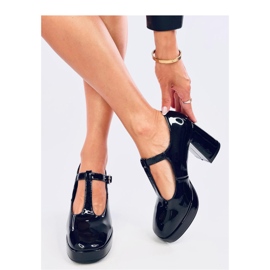 Moreton Black Plateaupumps – Inello schwarz 1
