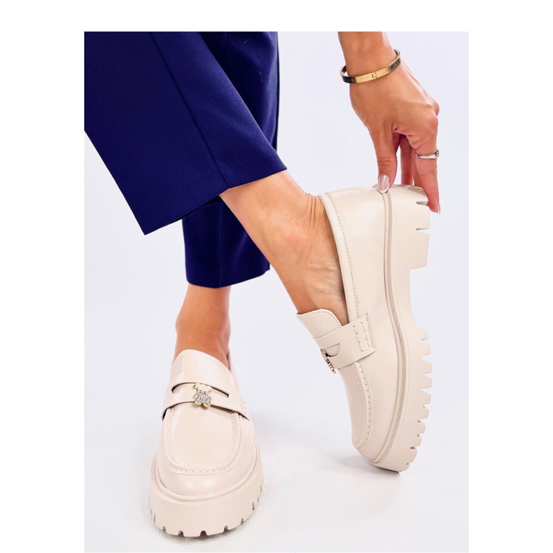Beige Plateau-Loafer von Rimet – Inello 2