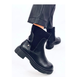 Mead Schwarze Chelsea-Stiefel für Damen – Inello 2