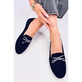 Marsoin Mokassins aus schwarzem Wildleder – Inello 1