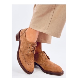 Vedra Camel Loafer mit hohen Absätzen – Inello braun 1