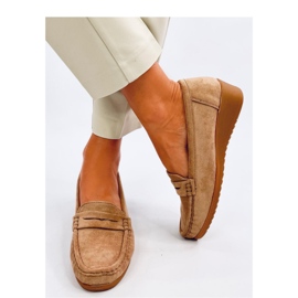 Vegar Khaki-Loafer mit Keilabsatz – Inello beige 1