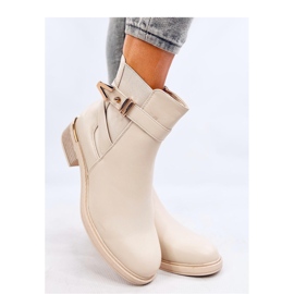 Gavins Beige Pu Chelsea Boots – Inello 2