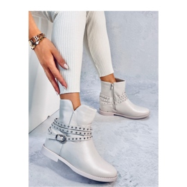 Stovall Beige Keilstiefeletten - Inello 2