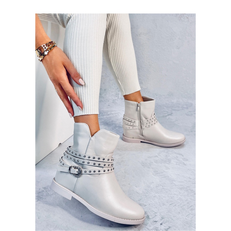 Stovall Beige Keilstiefeletten - Inello 2