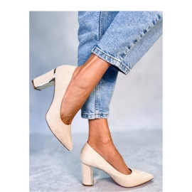 Lucrezia Beige Stiletto-Pumps – Inello 2