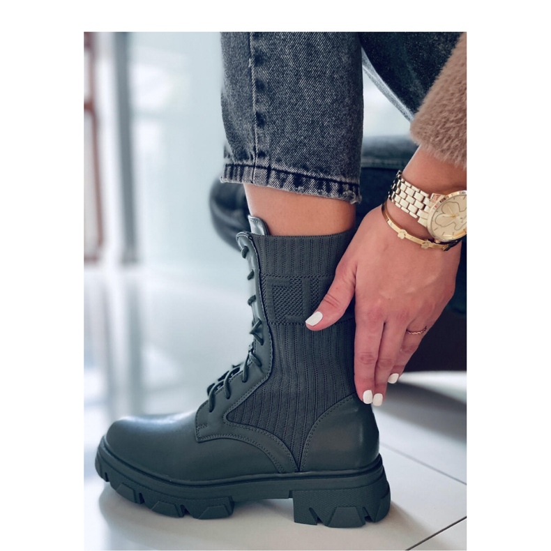 Arbeiter mit flexiblem Obermaterial Calling Green - Inello grün 2