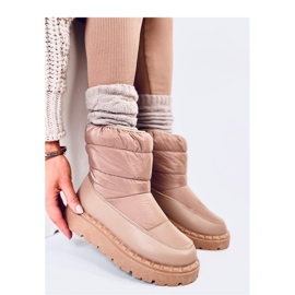 Javier Khaki – Inello-Nylon-Schneestiefel braun 1