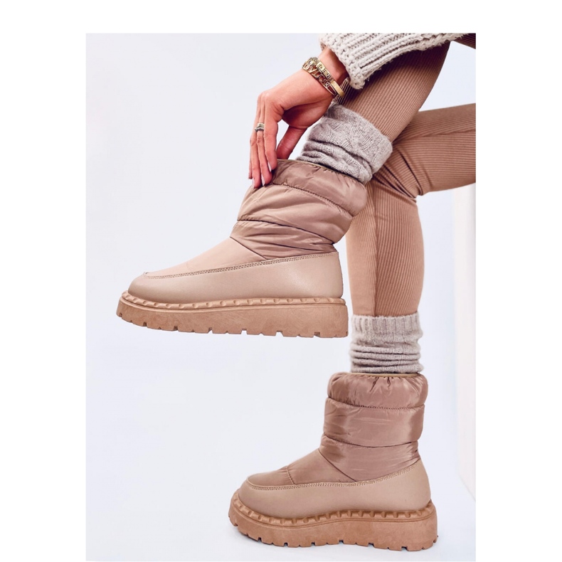 Javier Khaki – Inello-Nylon-Schneestiefel braun 2