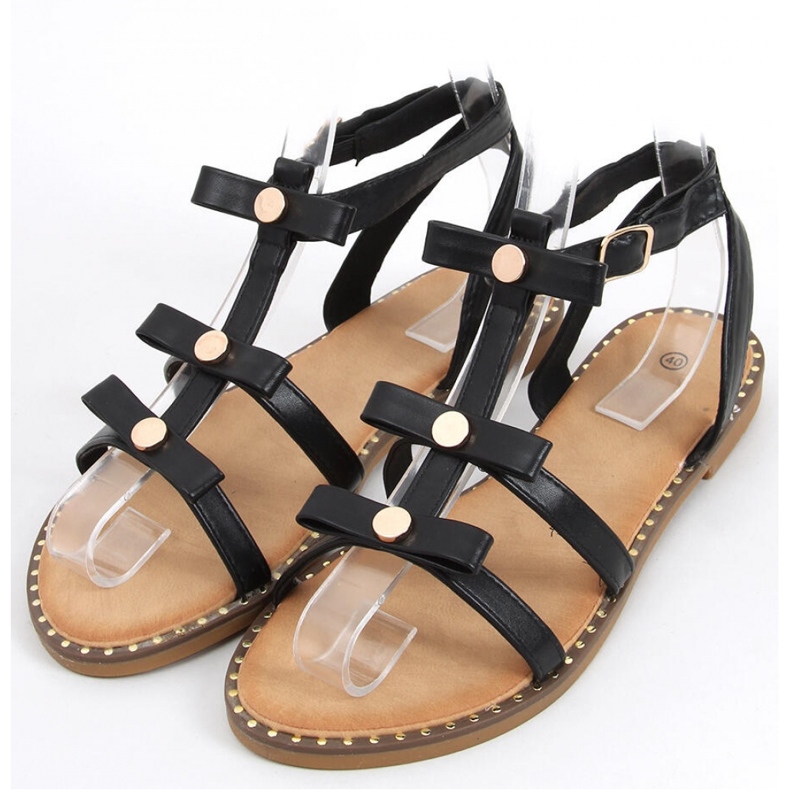 Amari Schwarze Damensandalen - Inello 1
