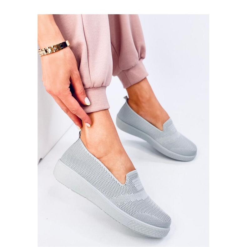 Combe Grey Socken-Sneakers – Inello grau 1