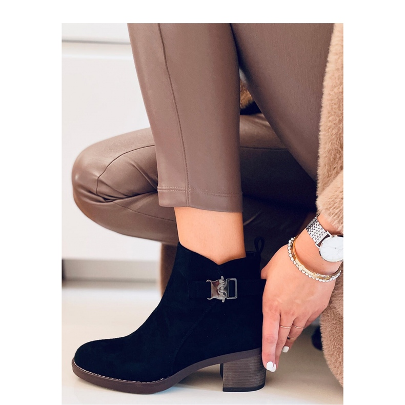 Klassische Stiefeletten mit hohen Absätzen Marsha Black - Inello schwarz 1