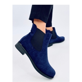 Chelsea-Stiefel aus Wildleder mit Gummi Terra Navy - Inello 2