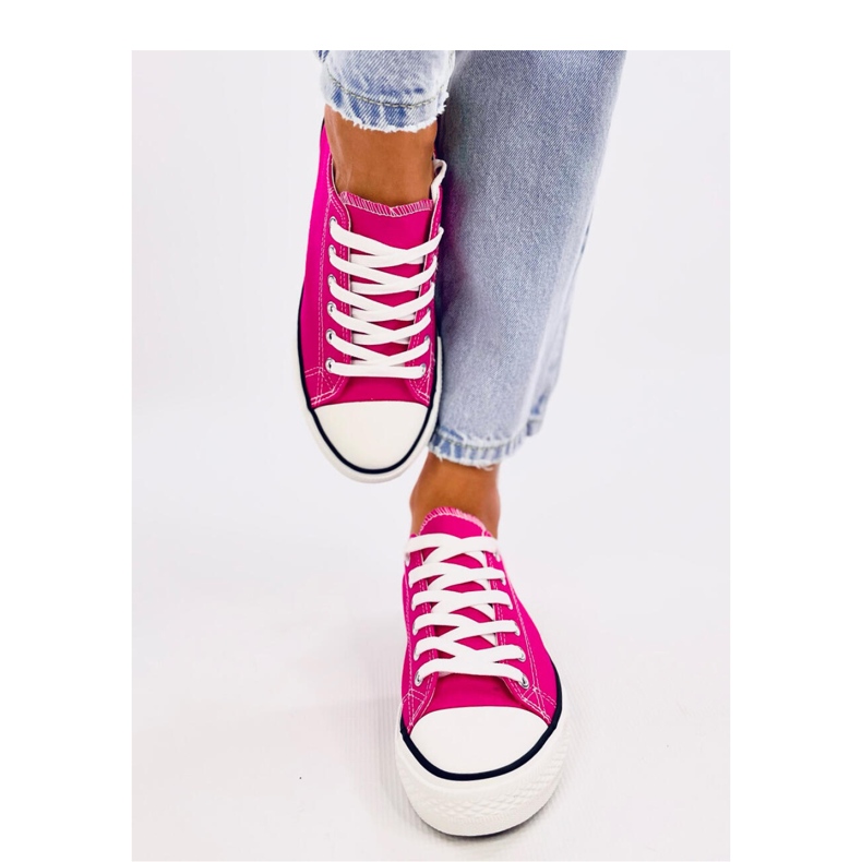 Klassische Damen-Sneaker Basic Fuchsia - Inello rosa 1