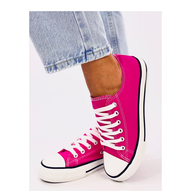 Klassische Damen-Sneaker Basic Fuchsia - Inello rosa 2