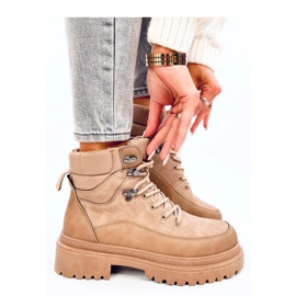 Mathen Khaki Trapper-Stiefeletten - Inello braun 2