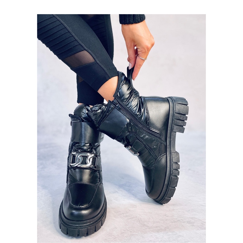 Gabby Black Damen-Schneestiefel – Inello schwarz 2