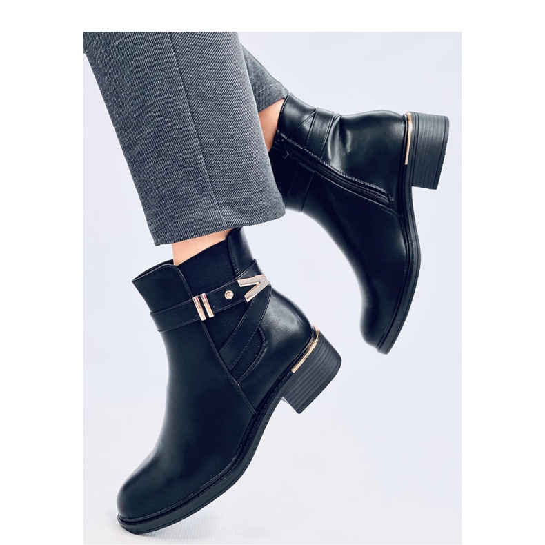 Gavins Black Pu Chelsea Boots – Inello schwarz 1