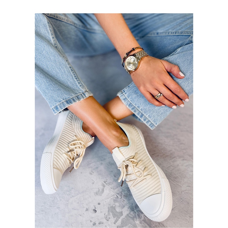 Bruni LT.BEIGE Socken-Sneaker für Damen – Inello 1