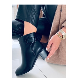 Dolores Schwarze Stiefeletten mit hohen Absätzen – Inello 2