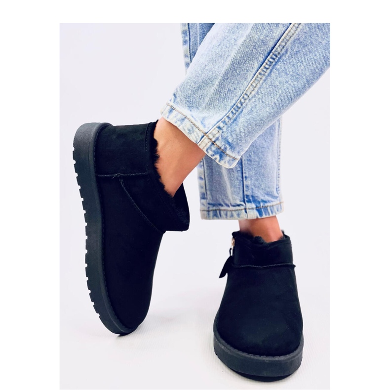 Kurze Emus-Hose mit Reißverschluss von Frankis Black - Inello schwarz 2