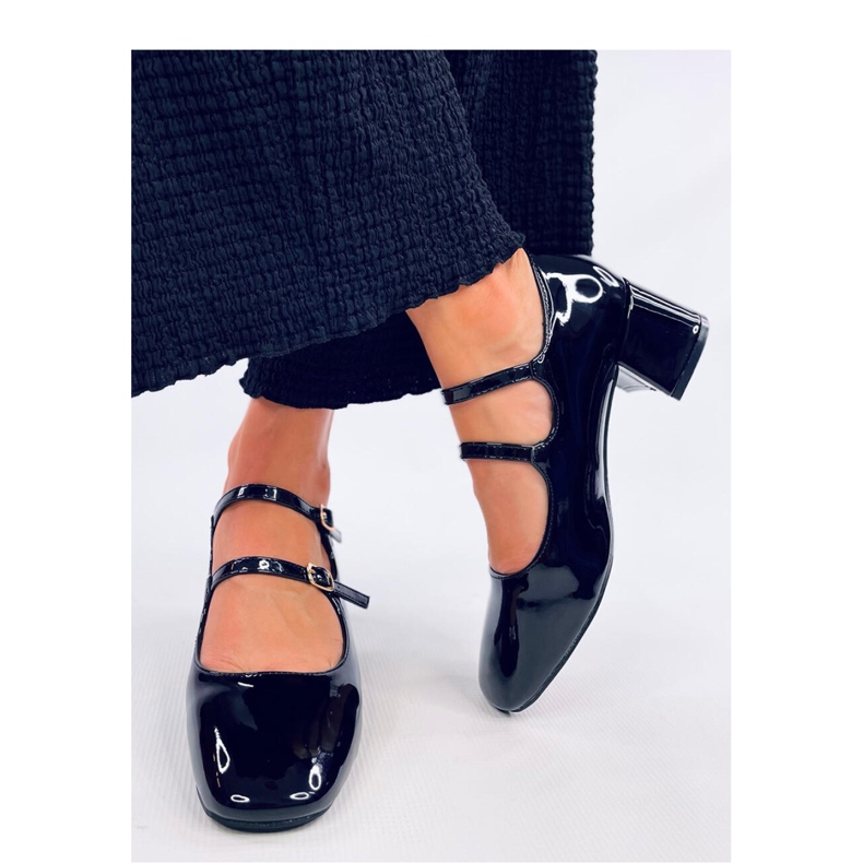 Mary Jane Kerley Schwarze Pumps mit hohen Absätzen – Inello 2