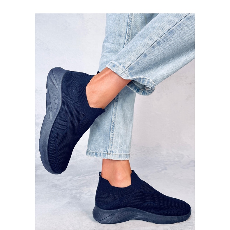 Goff Marineblaue Socken-Sportschuhe – Inello 2