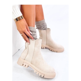 Swanson Beige High-Top-Chelsea-Stiefel – Inello 1