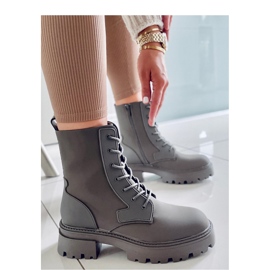 Tamar Grüne Schnürstiefeletten – Inello 2