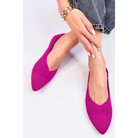 Durchbrochene Mandelballerinas Sotty Fuchsia - Inello rosa 1