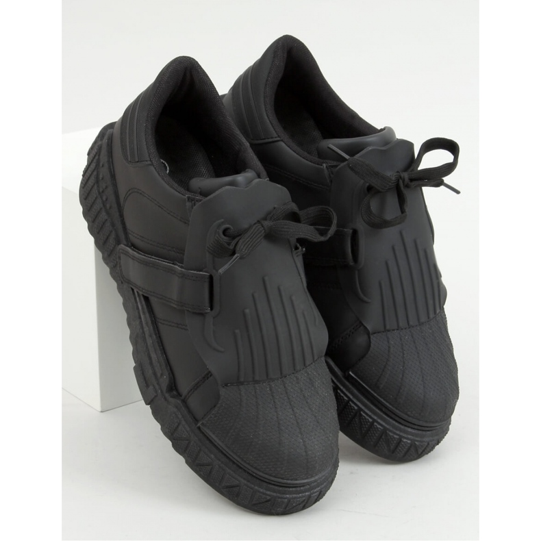 Schwarze Damen-Sneaker NB513P Schwarz - Inello 1