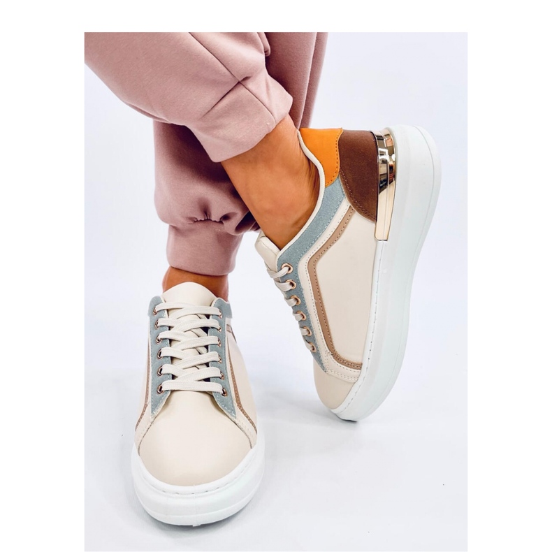 Duries Beige Damen-Sneaker – Inello 1