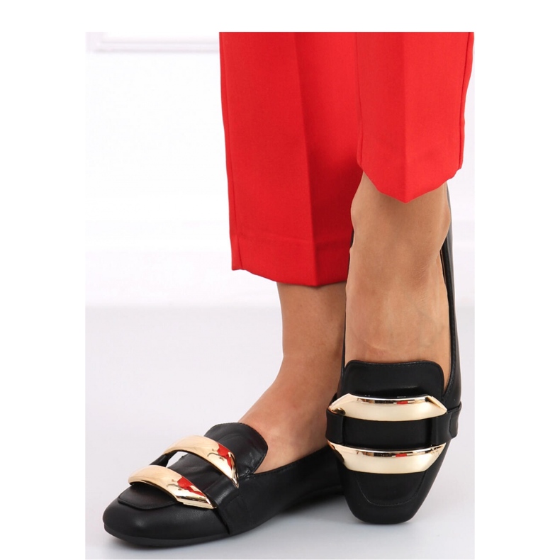 Hedd Black Damenmokassins – Inello schwarz 1