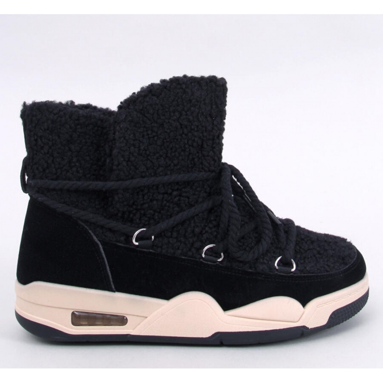 Remal Schwarze isolierte Schneestiefel – Inello 1