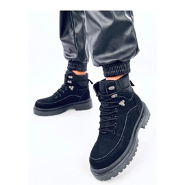 Mathen Schwarze Trapperstiefel - Inello 2