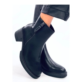 Guire Schwarze Stiefeletten mit hohen Absätzen – Inello 1