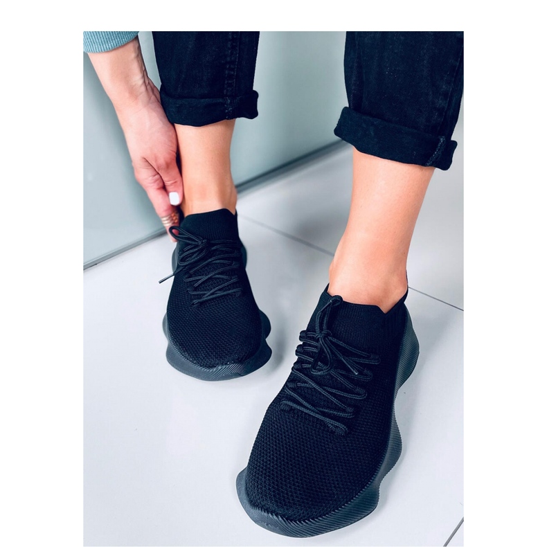 Desire All Black Socken-Sportschuhe - Inello schwarz 2