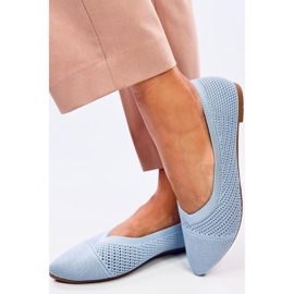 Durchbrochene Mandelballerinas Sotty Blue - Inello blau 1