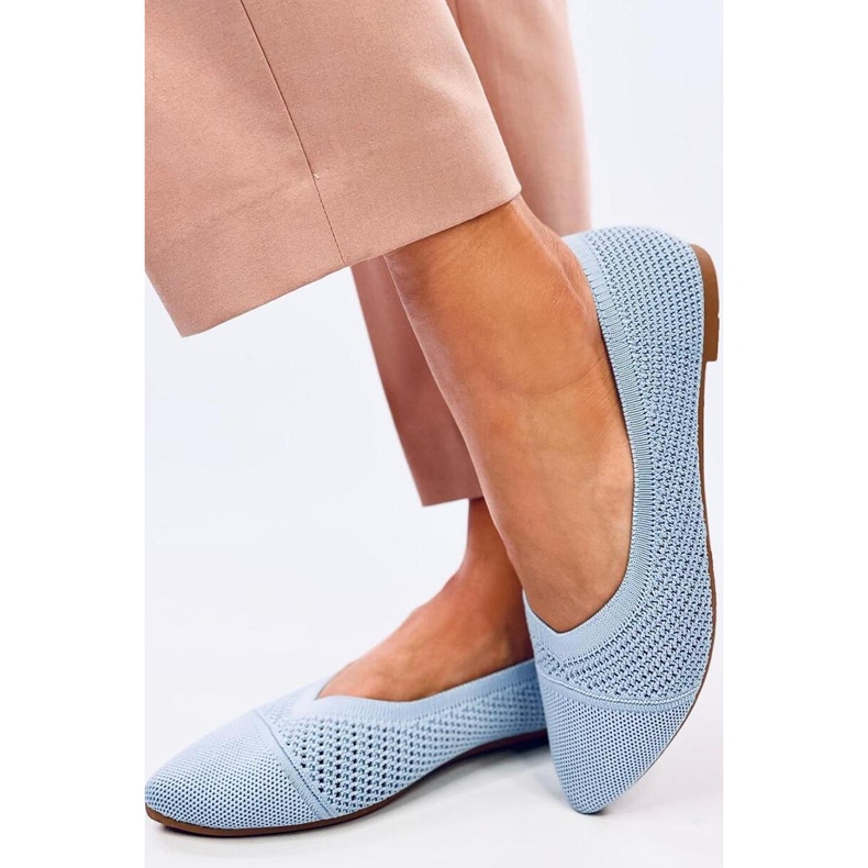 Durchbrochene Mandelballerinas Sotty Blue - Inello blau 1