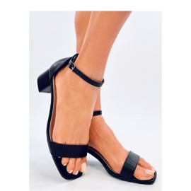 Bronx Schwarze Sandaletten mit hohen Absätzen – Inello 1