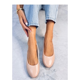 Ballerinas mit Ledereinsatz Tova Beige - Inello 1