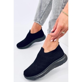 Groppi Allblack Slip-On-Sockenschuhe – Inello schwarz 1