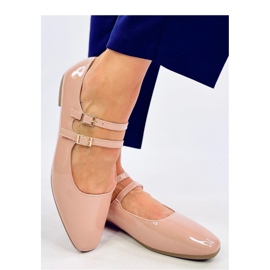 Lack-Ballerinas „Mary Jane Liths Nude“ – Inello rosa 1