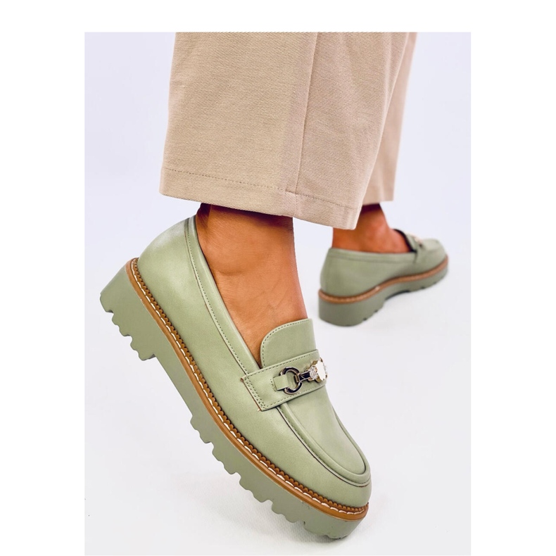 Nivetti Green Plateau-Loafer – Inello grün 2