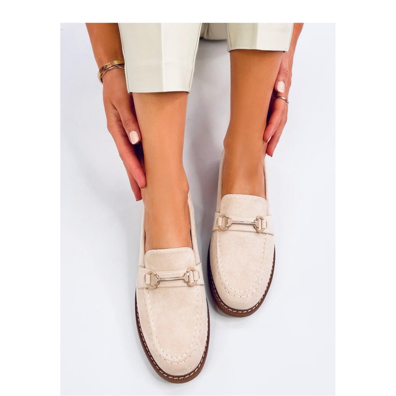 Wildledermokassins für Damen States Beige - Inello 1