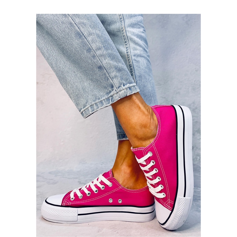 Klassische Damen-Sneaker Fargis Fuchsia - Inello rosa 1
