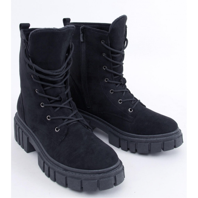 Kelis Schwarze Schnürstiefeletten - Inello 1