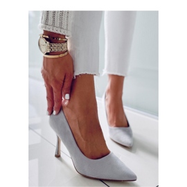 Giorgia Grey Wildleder-High-Heels für Damen – Inello grau 2